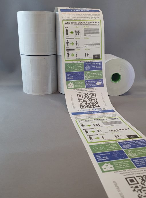 covid19 thermal receipt roll